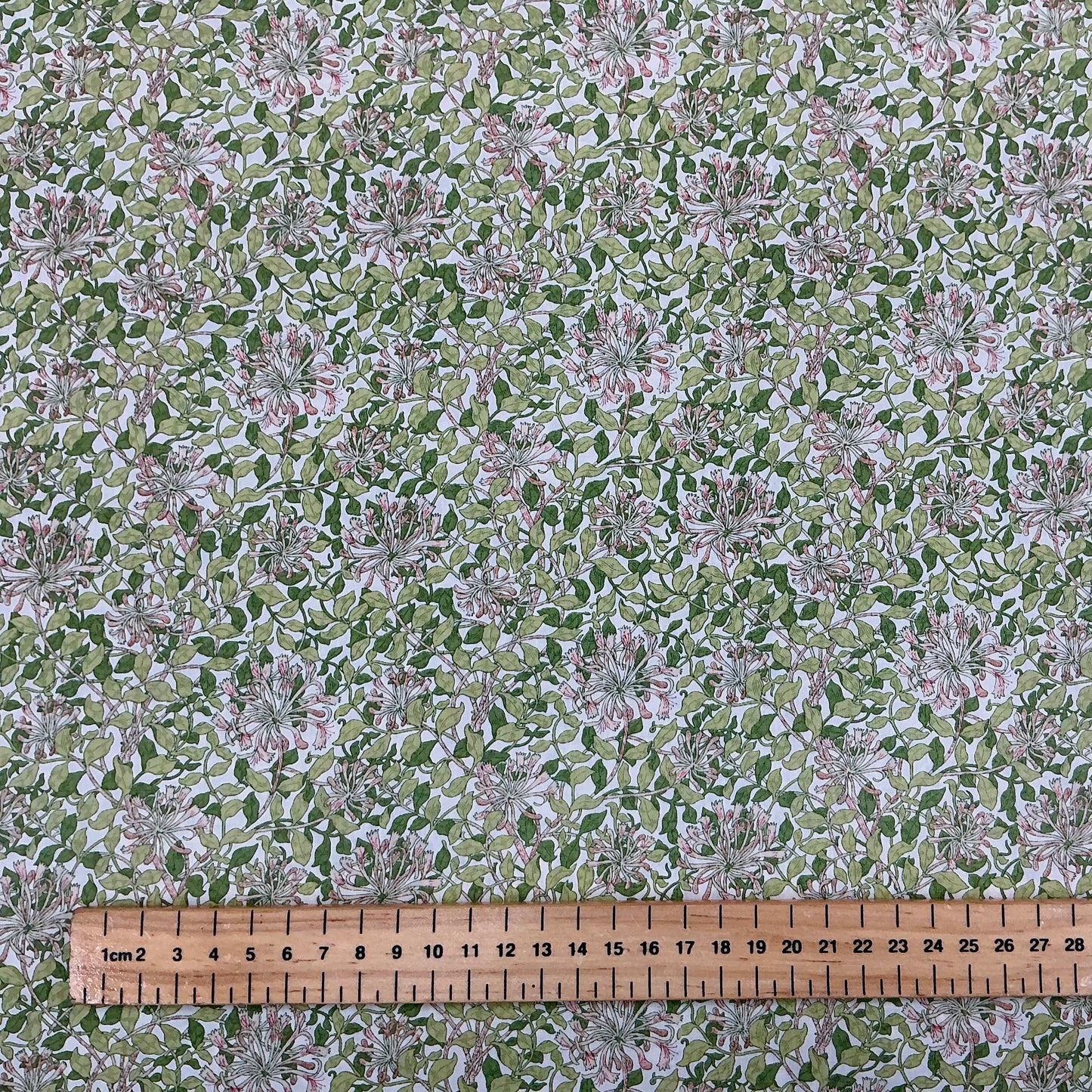 Pima Cotton Lawn Fabric Honeysuckle A May Morris