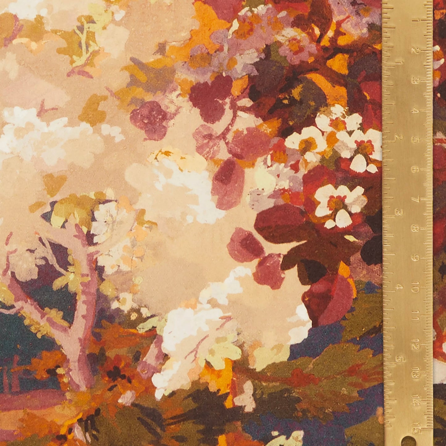 Liberty Fabrics Autumnal Walk B Silk Satin