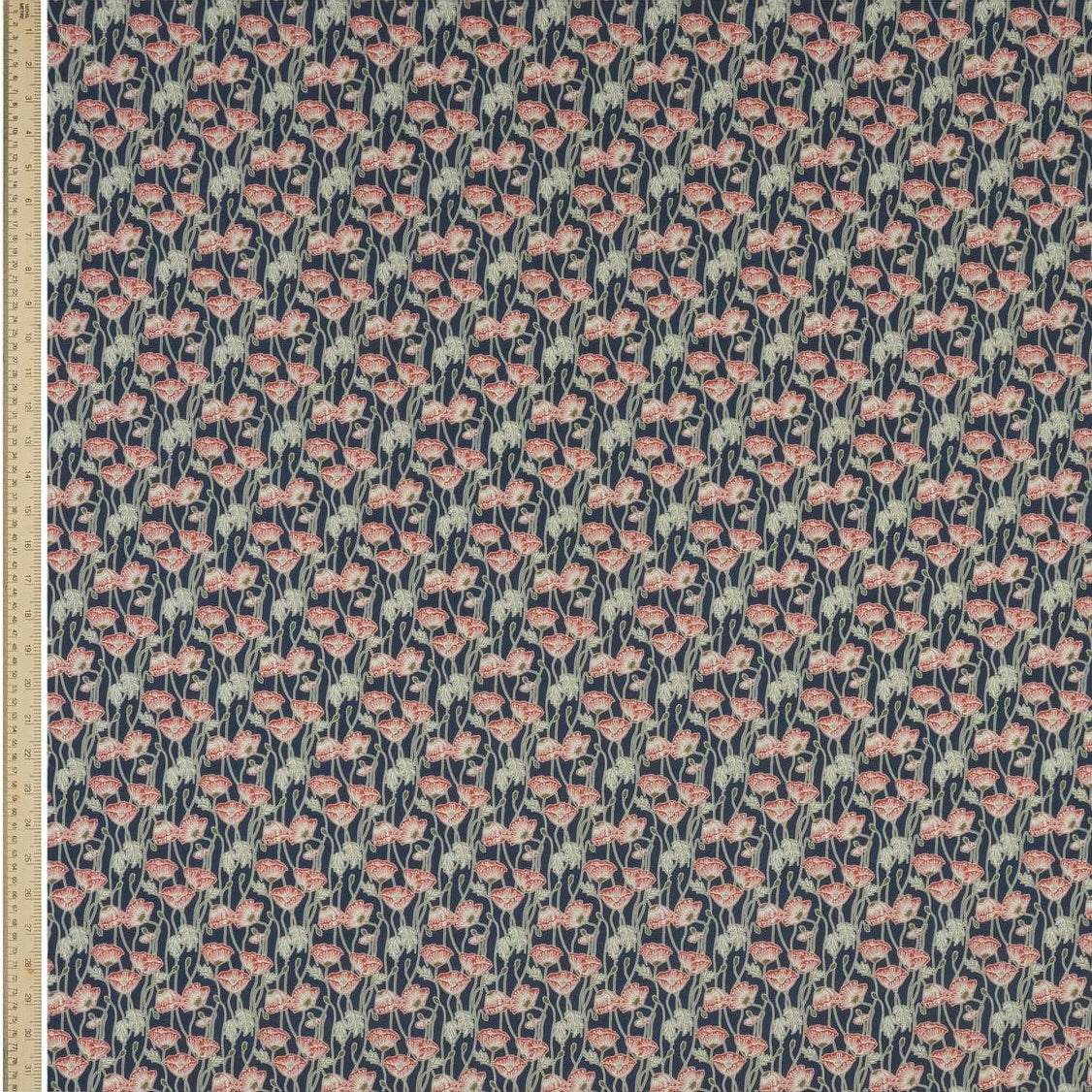 Liberty Fabrics Erito Poppy D Tana Lawn Cotton