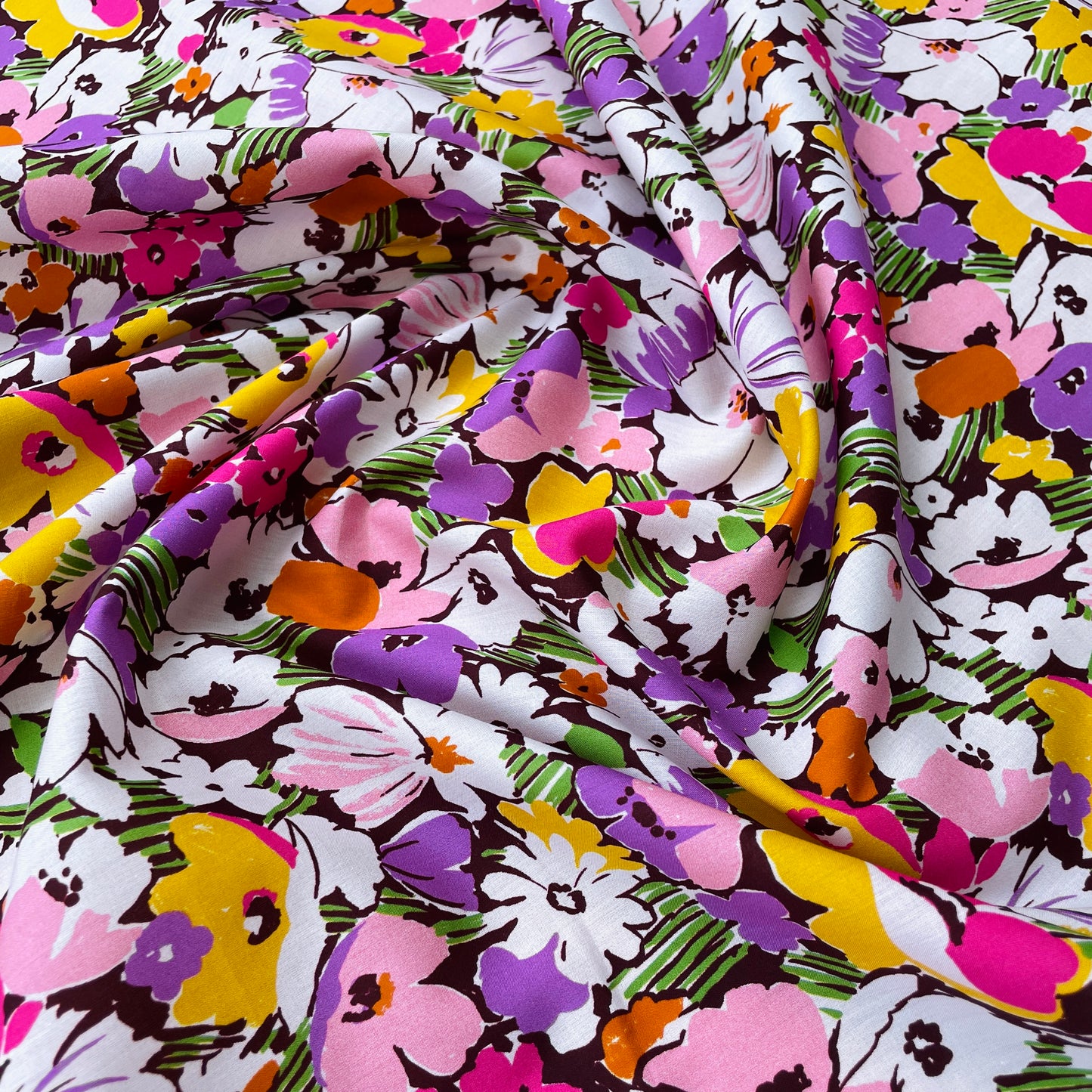 Liberty Fabrics Windswept Anemones Z Tana Lawn Cotton
