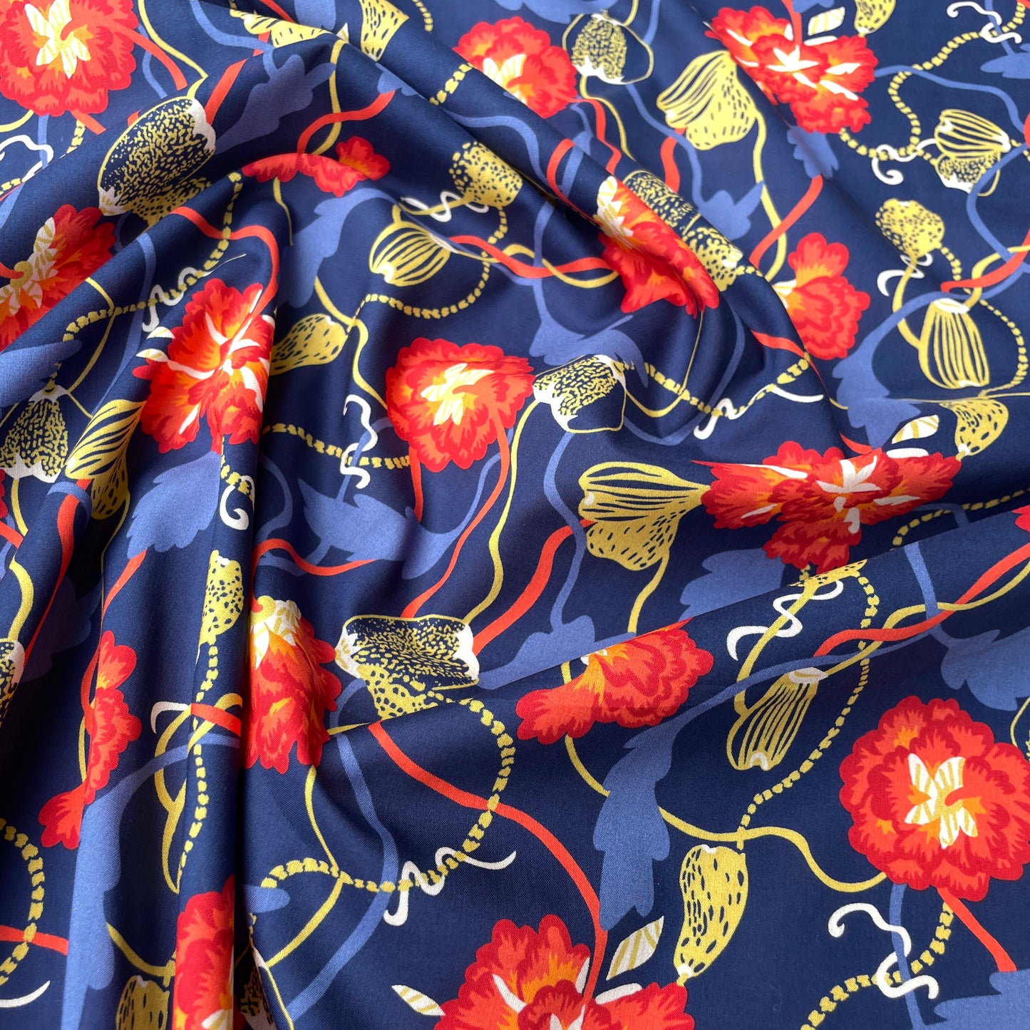 Liberty Fabrics Peony Galore W Tana Lawn Cotton
