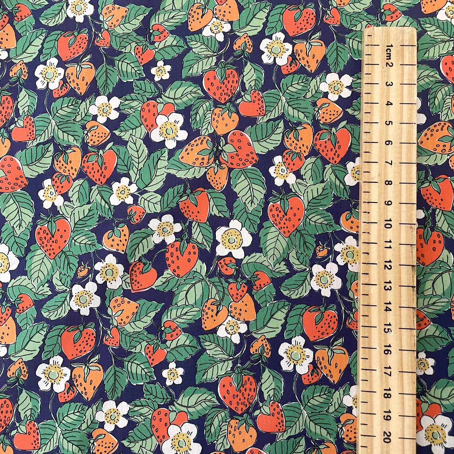 Liberty Fabrics Strawberry Dream C Tana Lawn Cotton