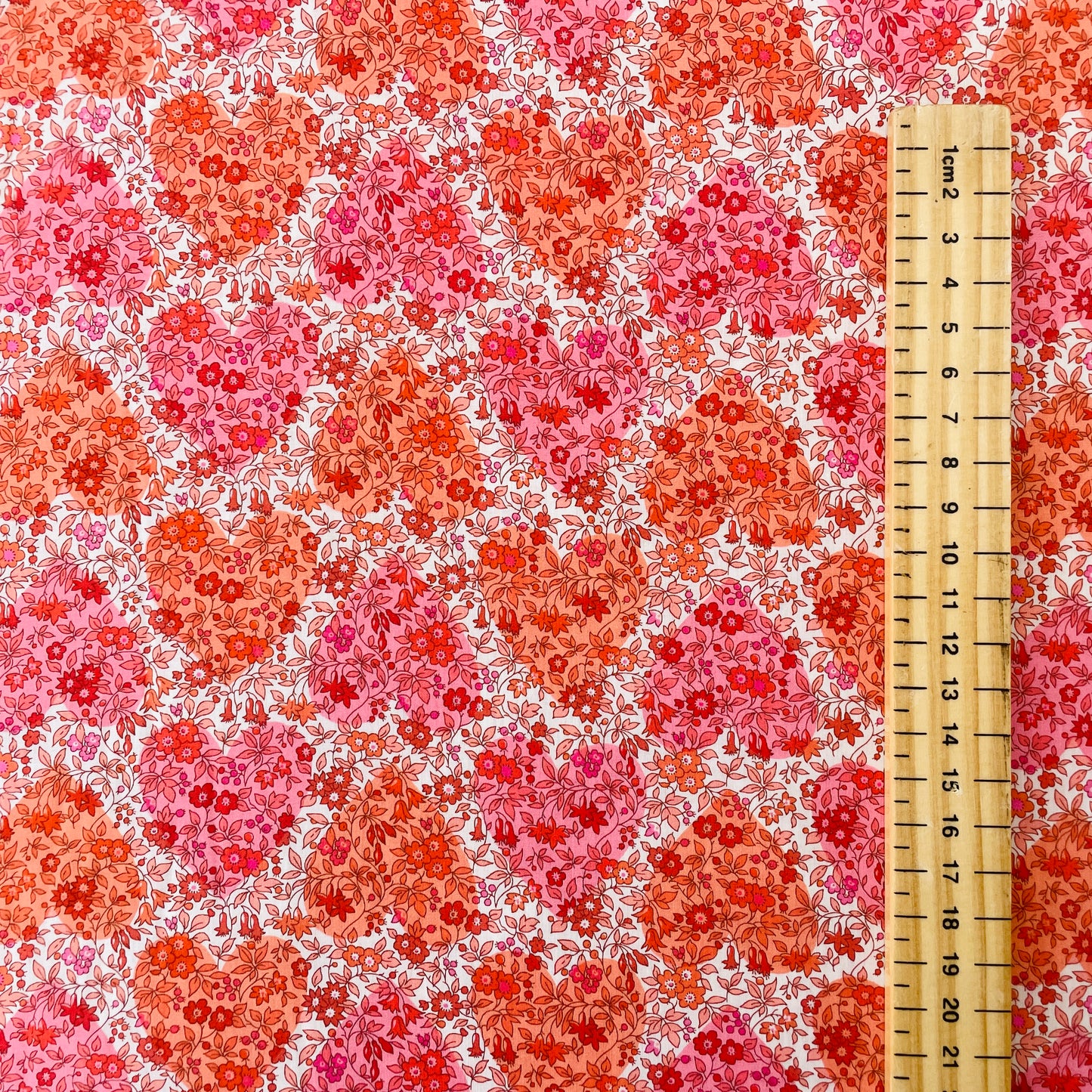 Liberty Fabrics Chamomile Hearts B Tana Lawn Cotton