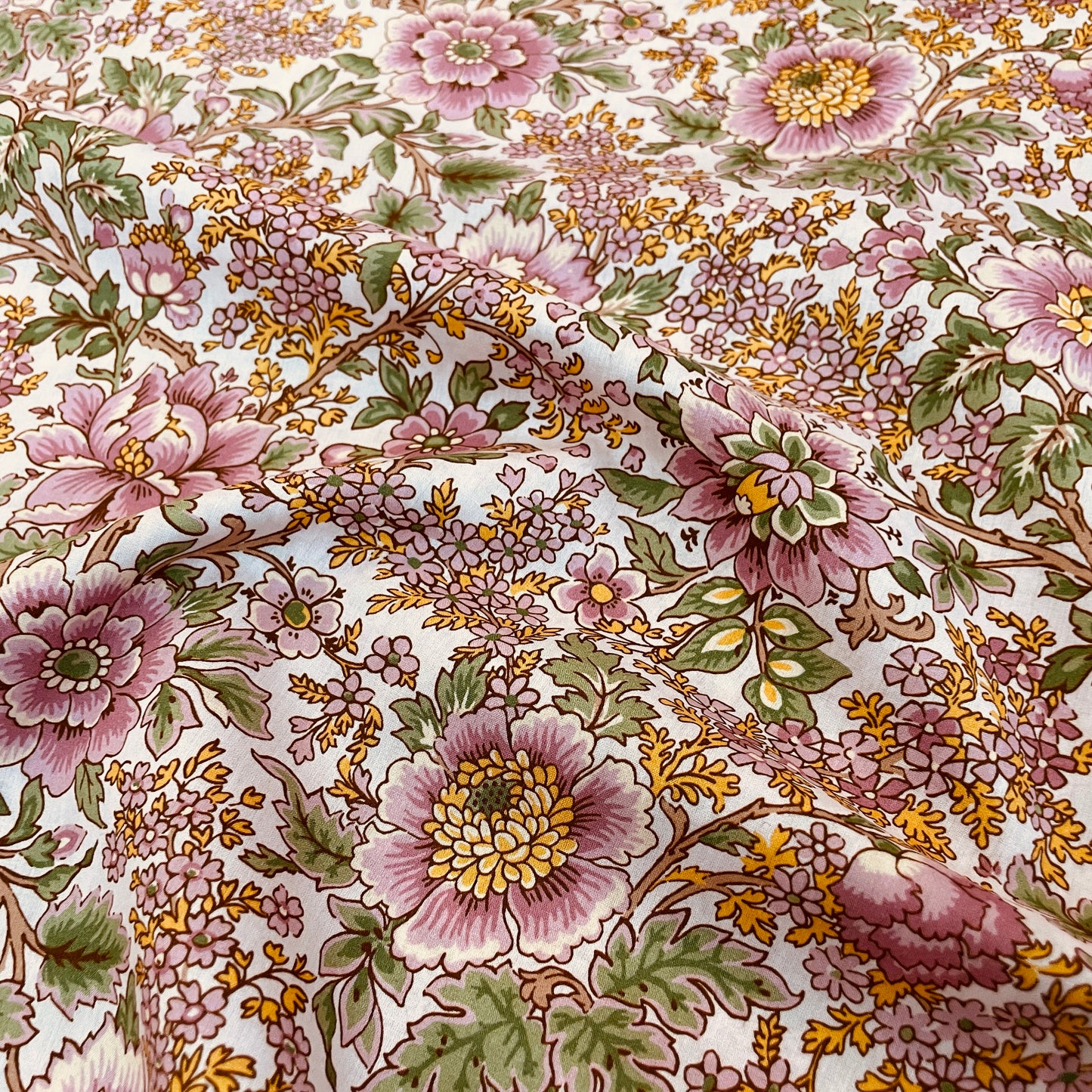 Liberty Fabrics Vine Garden B Tana Lawn Cotton