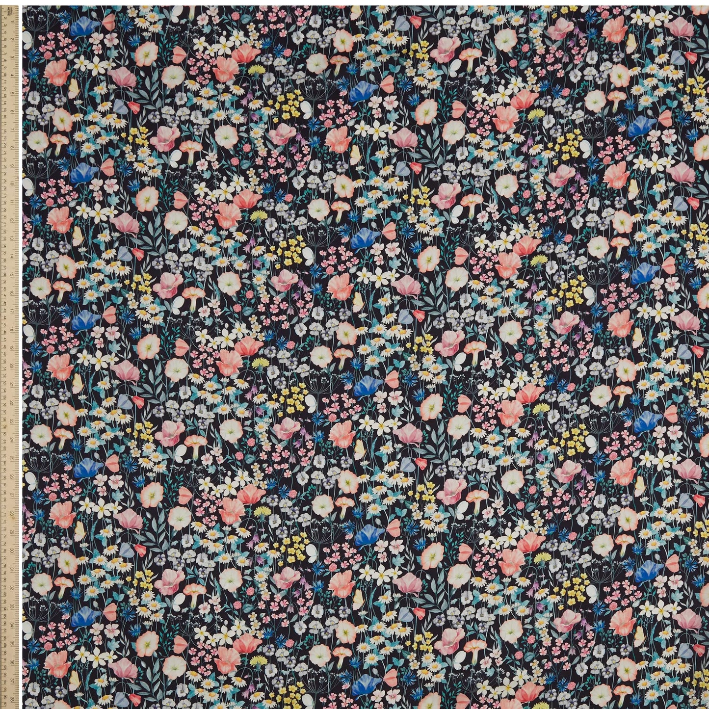 Liberty Fabrics Silk Crepe de Chine Jude's Floral C