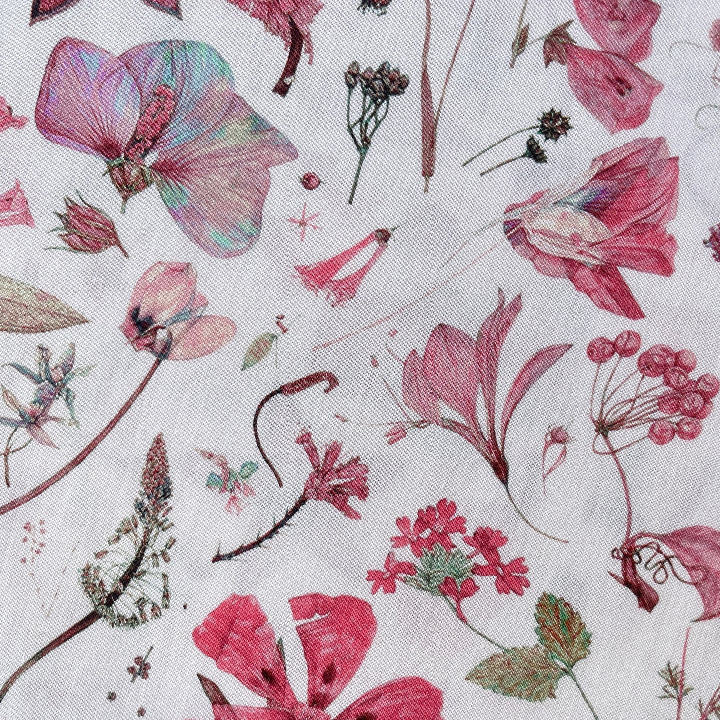 Liberty Fabrics Bloemen Eve B Tana Gazon Katoen