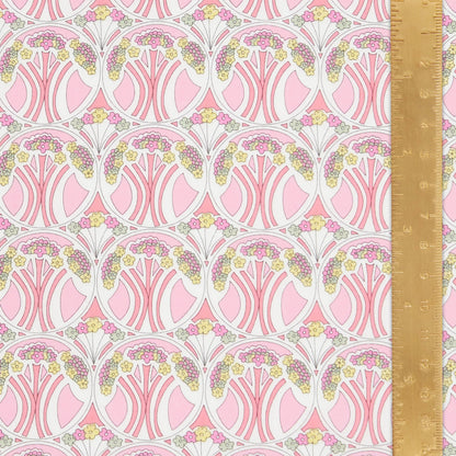 Liberty Fabrics Mauverina A Tana Lawn Cotton Metallic