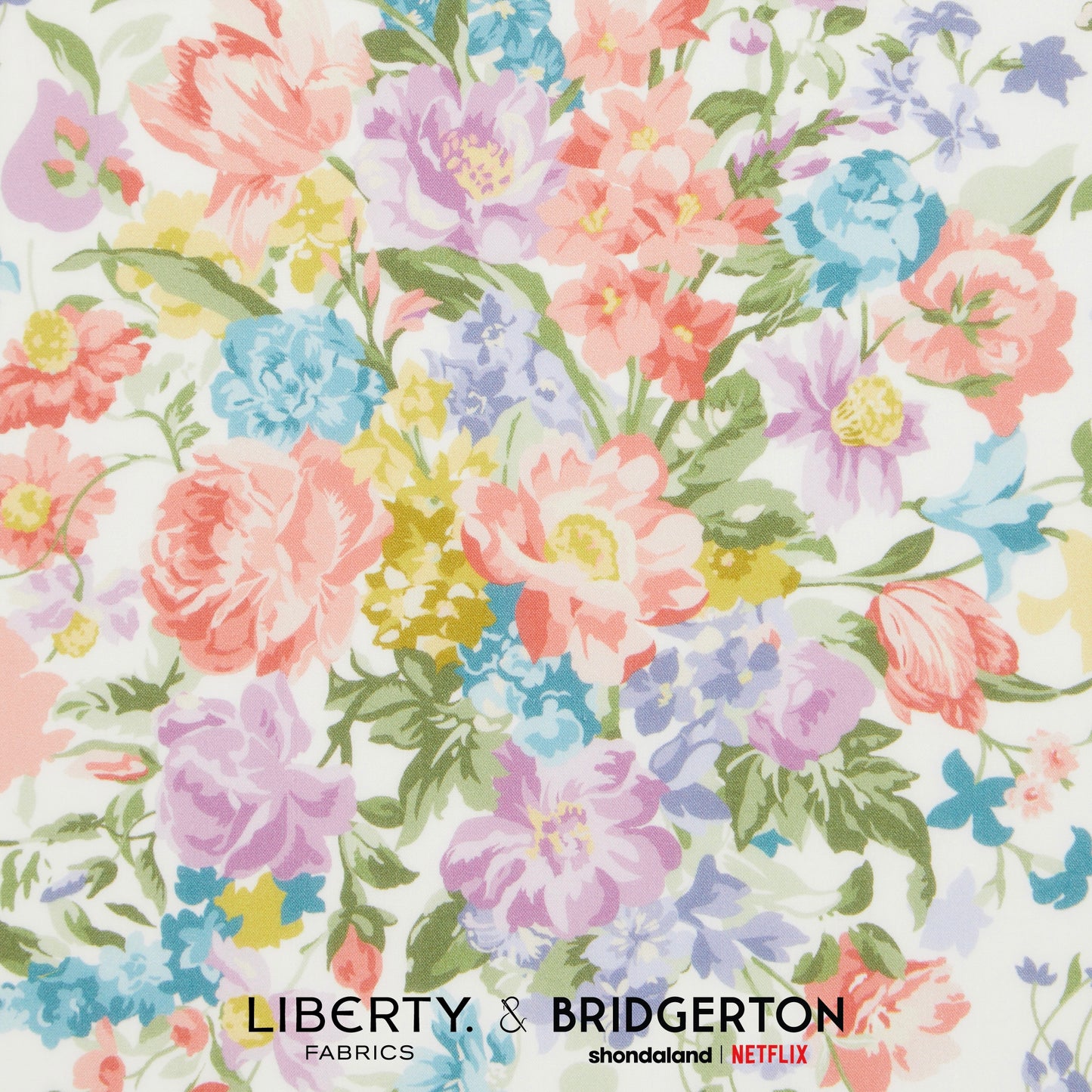 Liberty Fabrics x Bridgerton Bouquet Parade A Tana Lawn Cotton