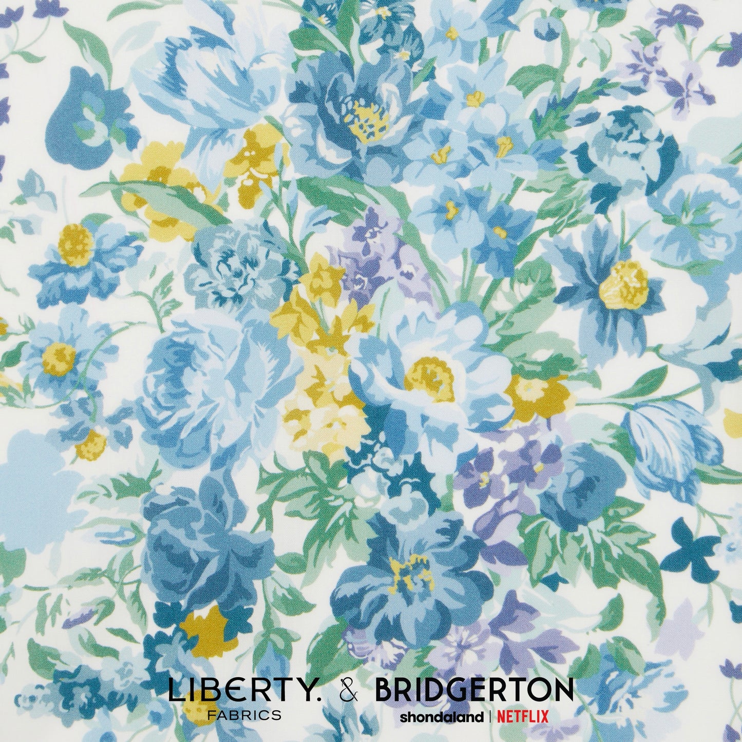 Liberty Fabrics x Bridgerton Bouquet Parade B Tana Lawn Cotton