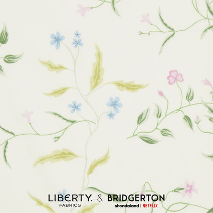 Liberty Fabrics x Bridgerton Regal Blossom A Tana Lawn Cotton