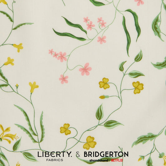 Liberty Fabrics x Bridgerton Regal Blossom B Tana Lawn Cotton