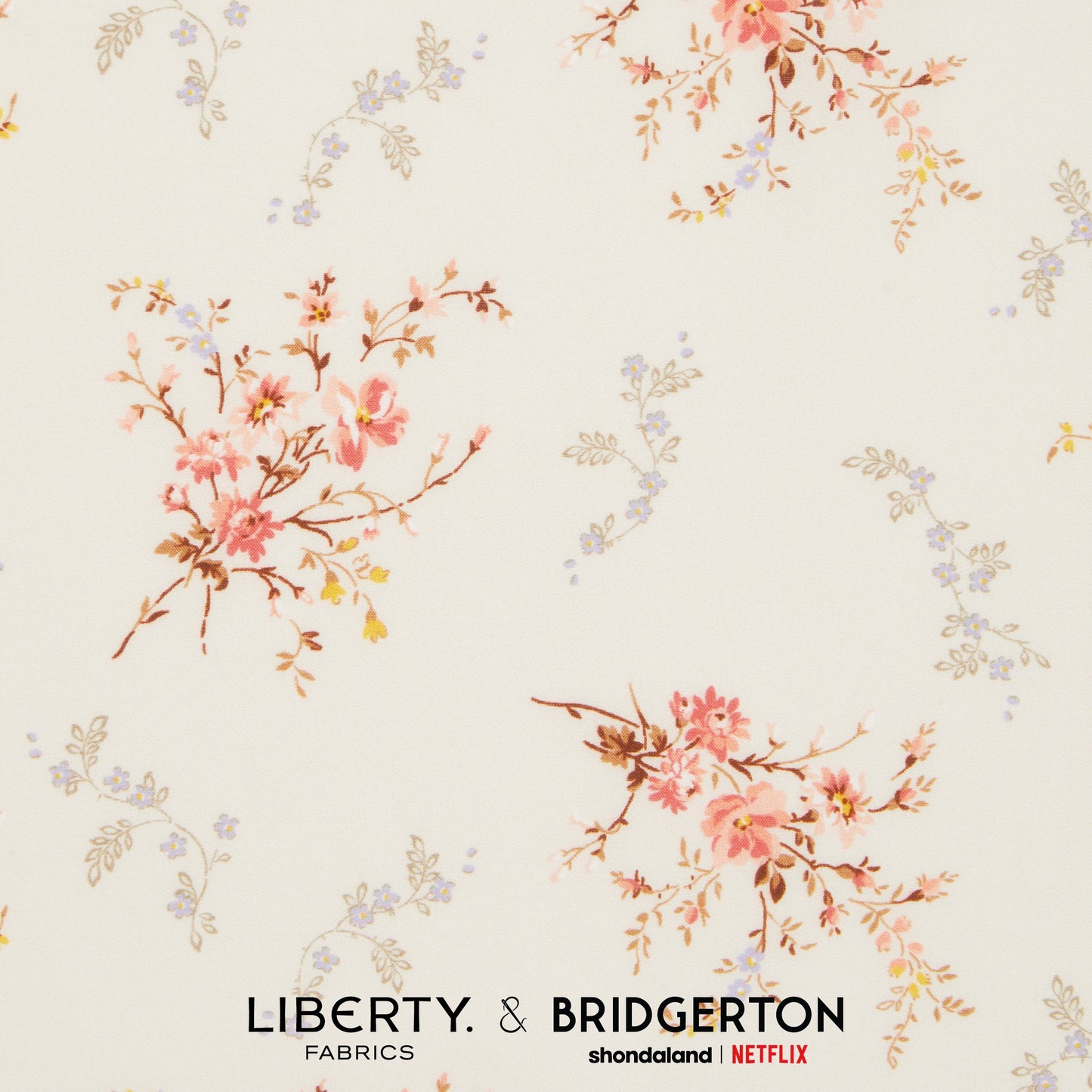 Liberty Fabrics x Bridgerton Garden Blooms A Tana Lawn Cotton