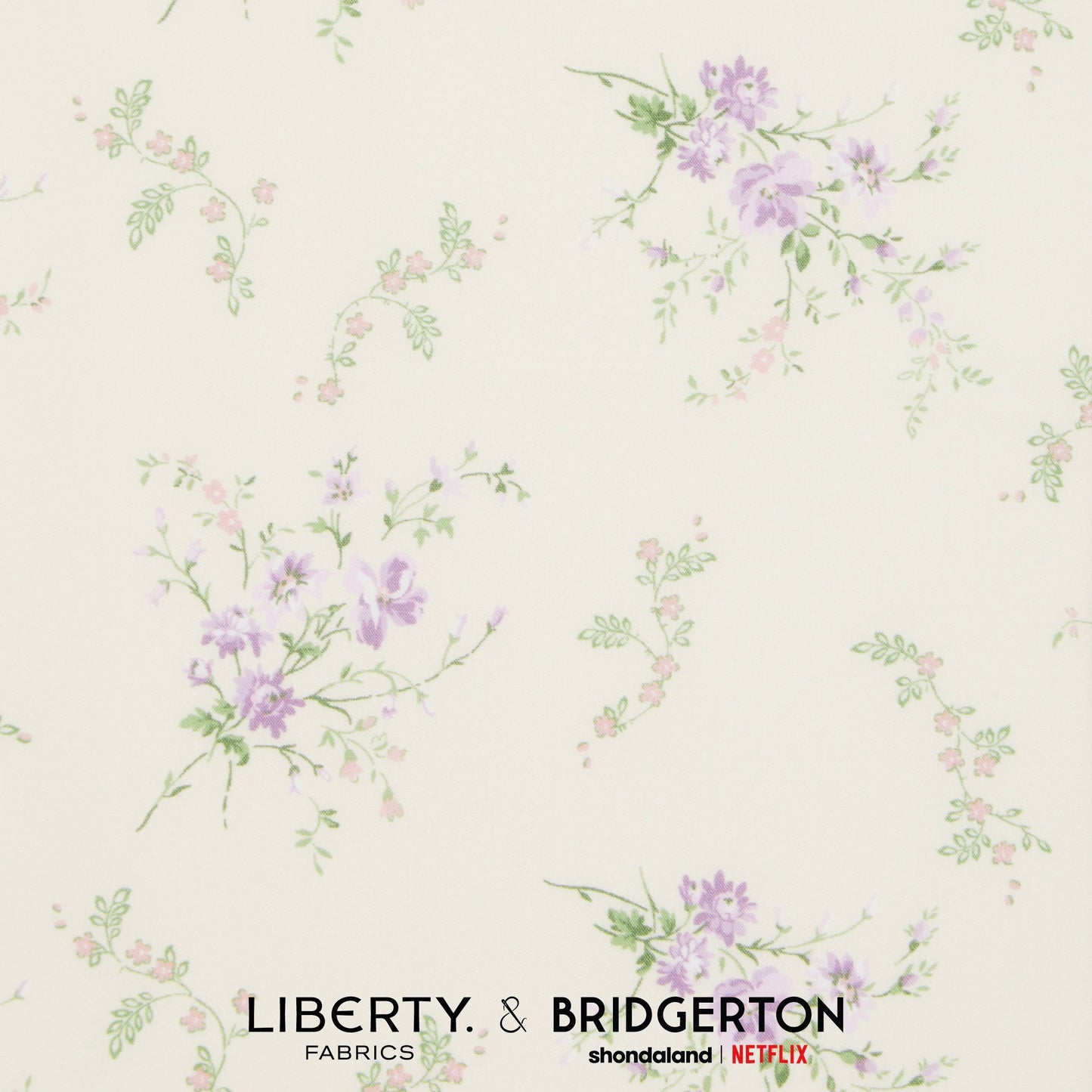 Liberty Fabrics x Bridgerton Garden Blooms C Tana Lawn Cotton