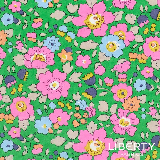 Liberty Fabrics Betsy Niity B Tana nurmikko puuvilla