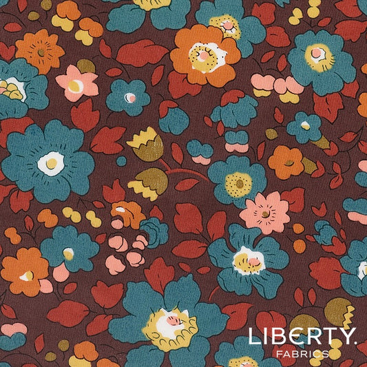 Liberty Fabrics Betsy Meadow C Tana Rumput Kapas