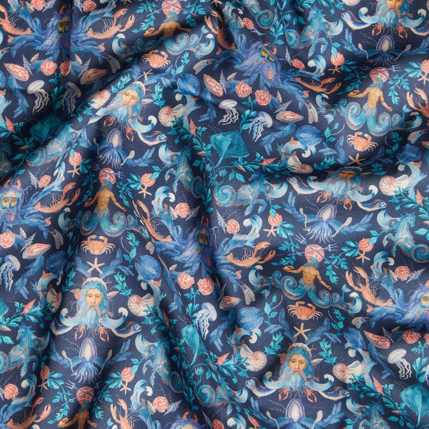 Liberty Fabrics Neptune's Kingdom A Tana Lawn Cotton