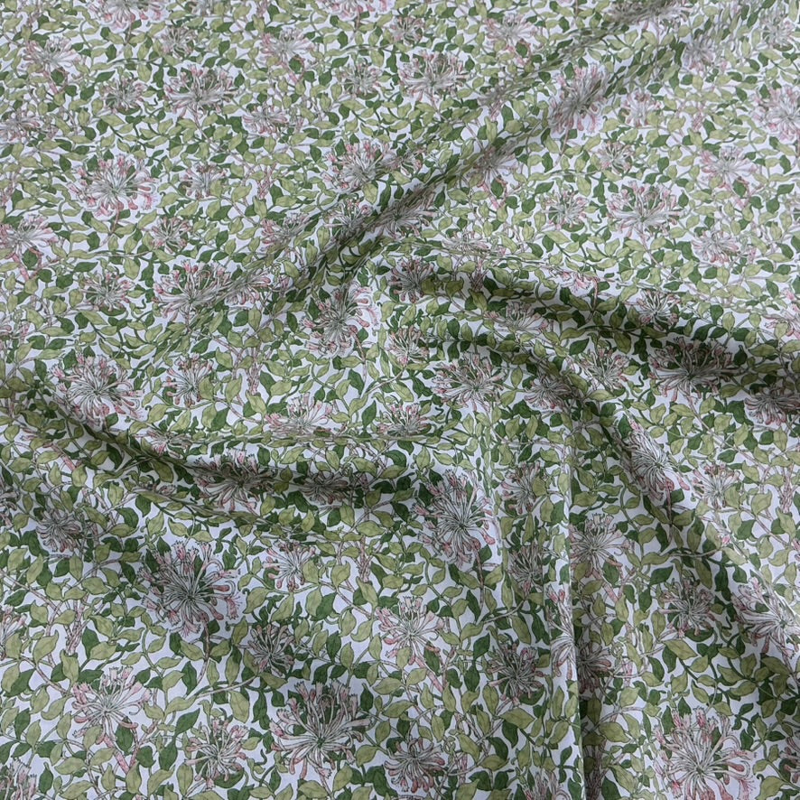 Pima Cotton Lawn Fabric Honeysuckle A May Morris
