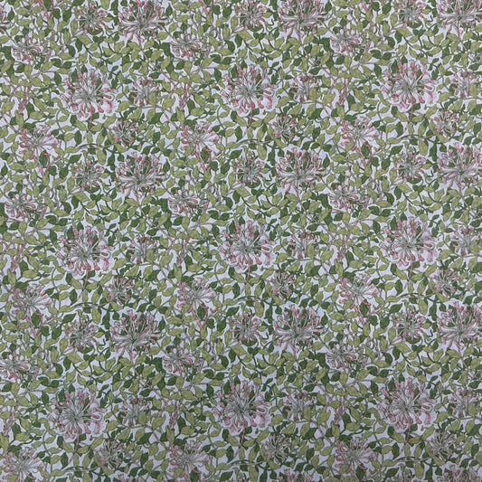 Pima Cotton Lawn Fabric Honeysuckle A May Morris