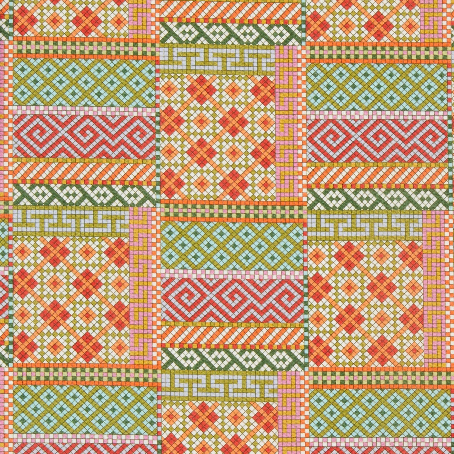 Liberty Fabrics Mosaics C Tana Lawn Cotton