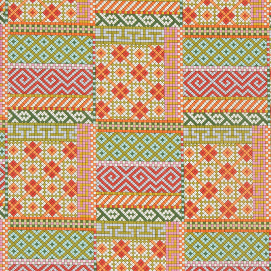 Liberty Fabrics Mozaiki C Tana Lawn Bawełna