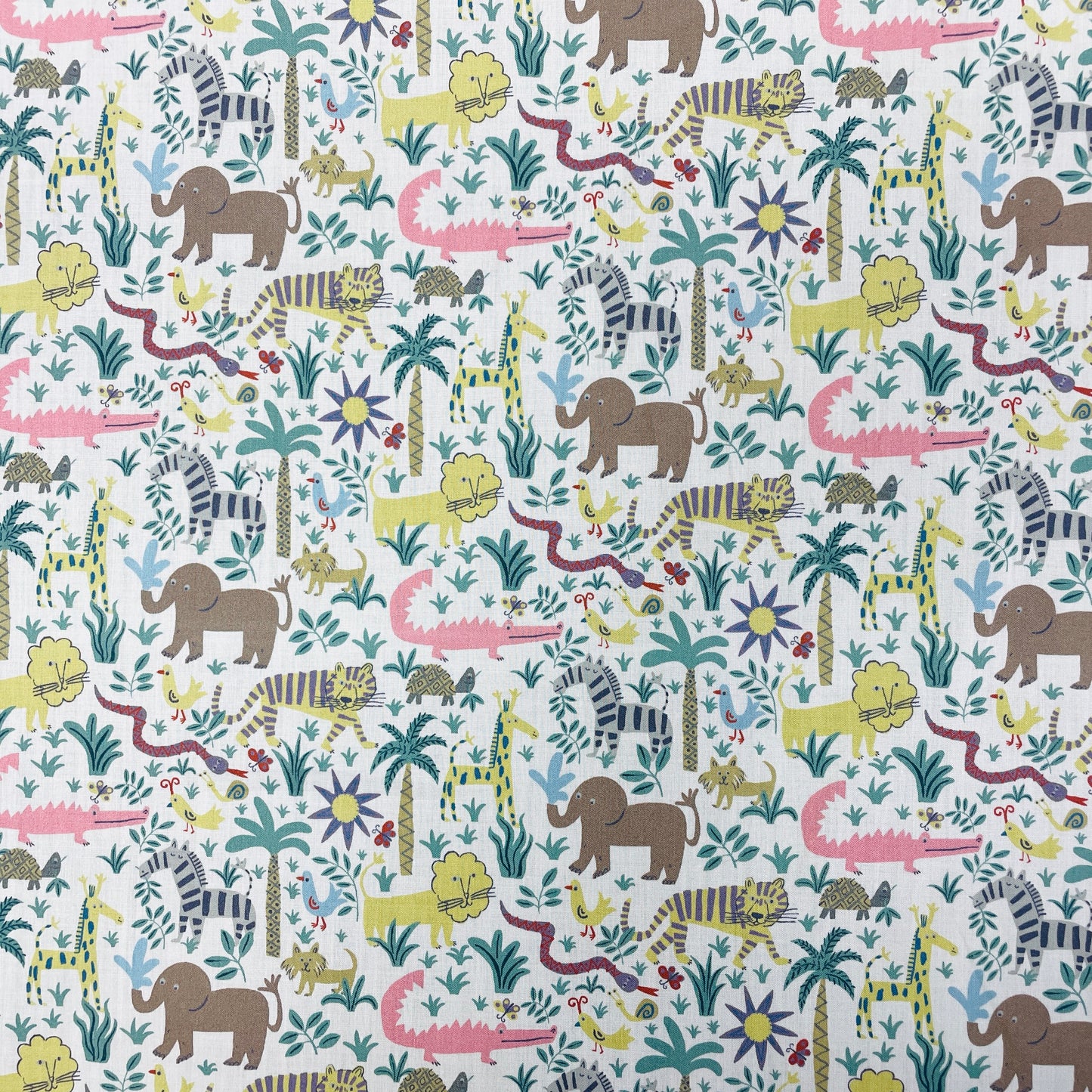 Liberty Fabrics Louie's Jungle D Tana Gazon Katoen