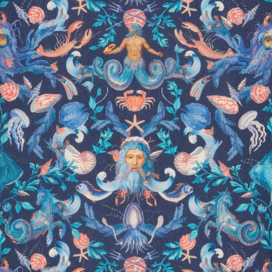 Liberty Fabrics Neptune's Kingdom A Tana Lawn Cotton