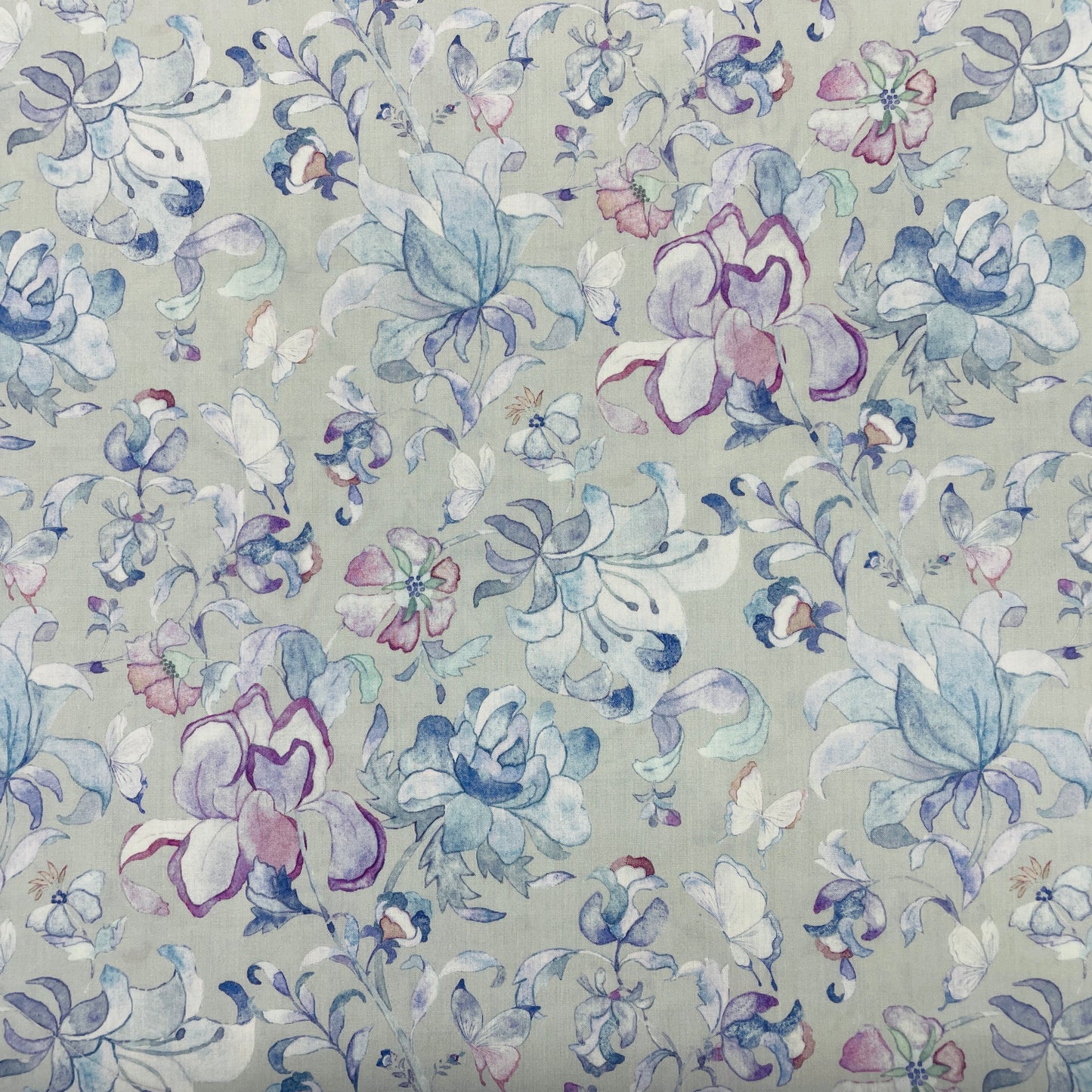 Liberty Fabrics Butterfly Vine En Tana plen bomull