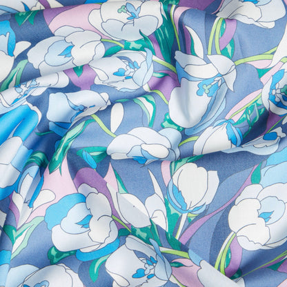 Liberty Fabrics野生の花びらCオーガニックタナ芝生コットン