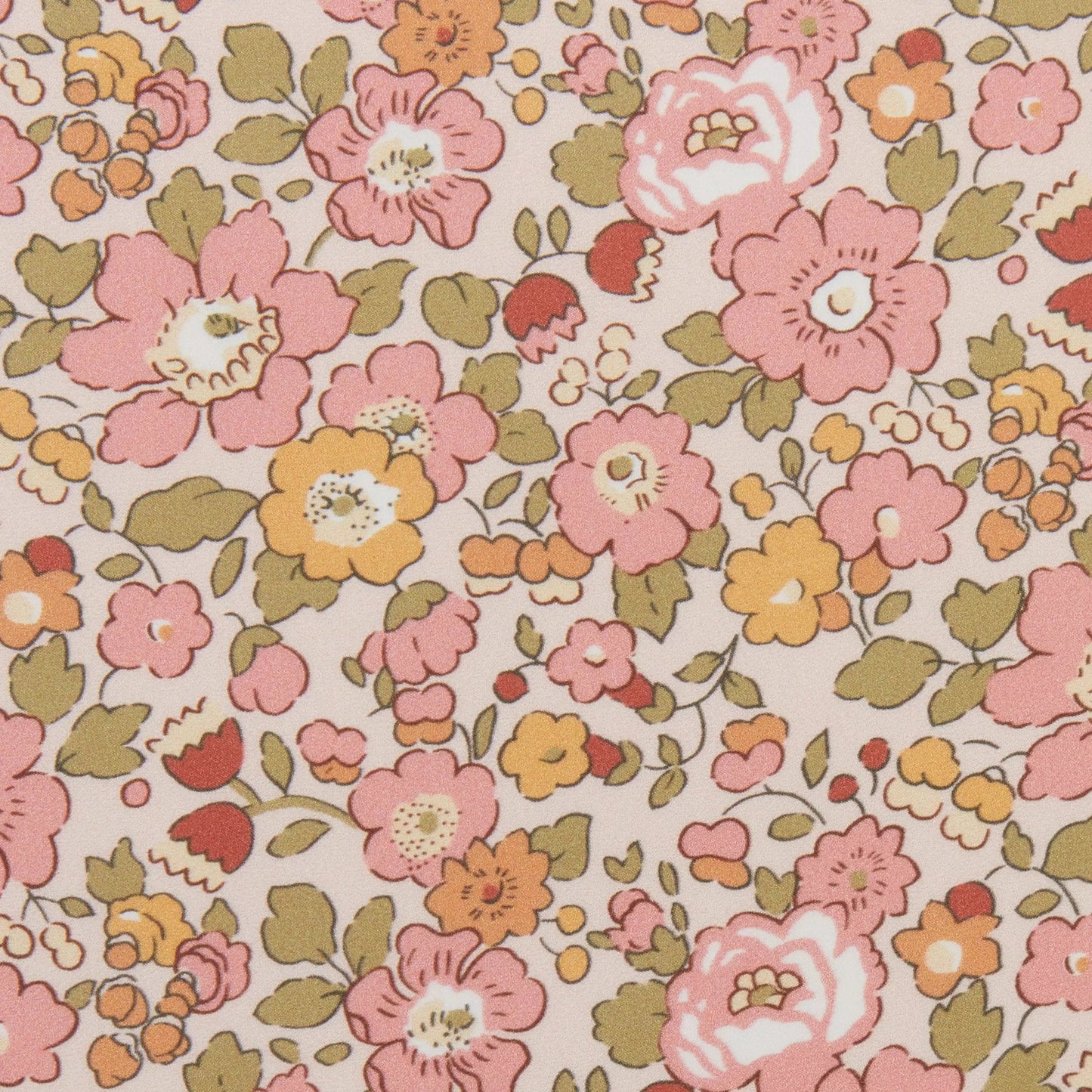 Liberty Fabric Belgravia Silk Satin Betsy Field B