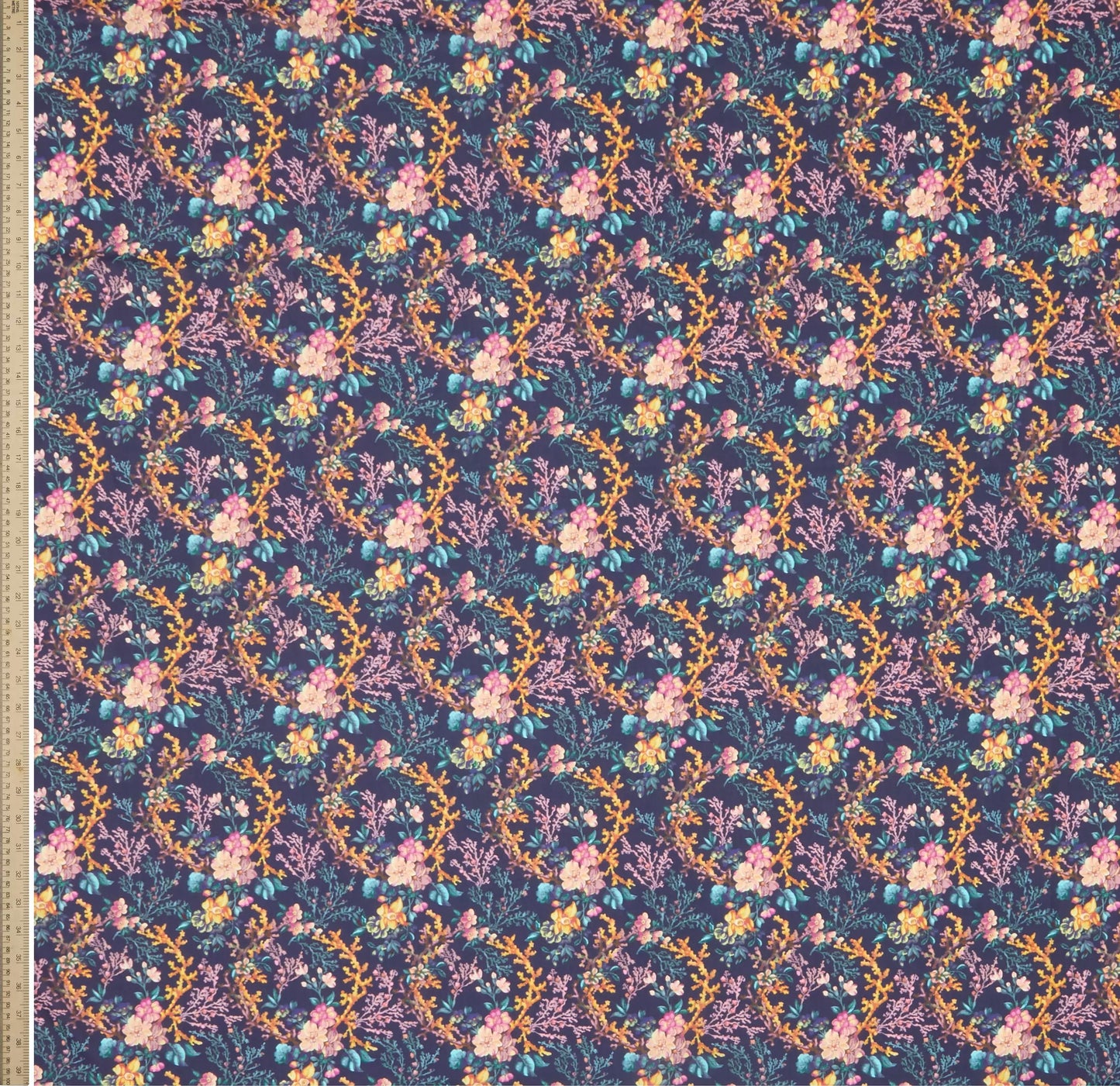 Liberty Fabrics Coral Meadow C Tana Lawn Cotton