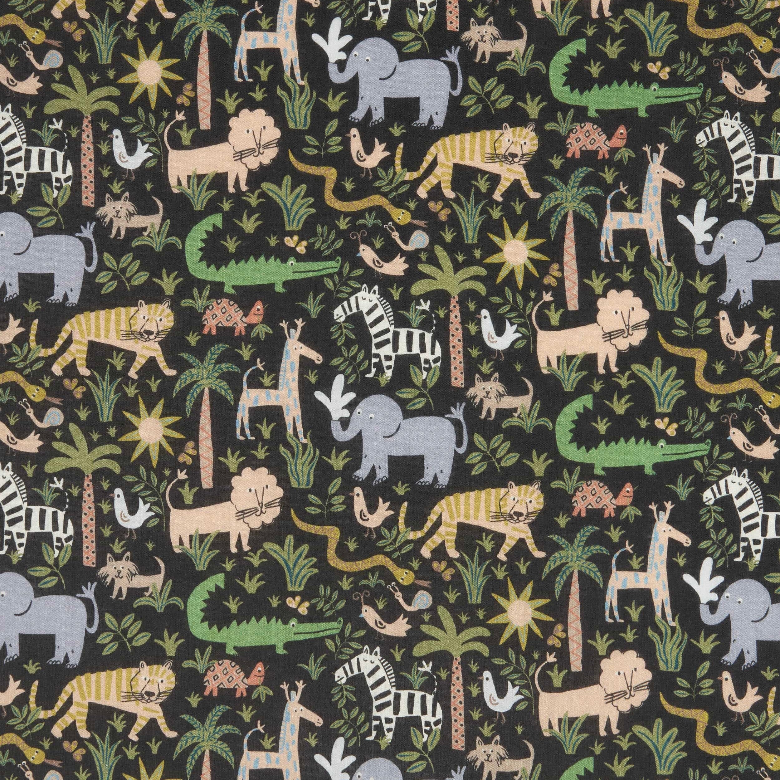 Liberty Fabrics Louie's Jungle A Tana Lawn Cotton – The Little World of ...