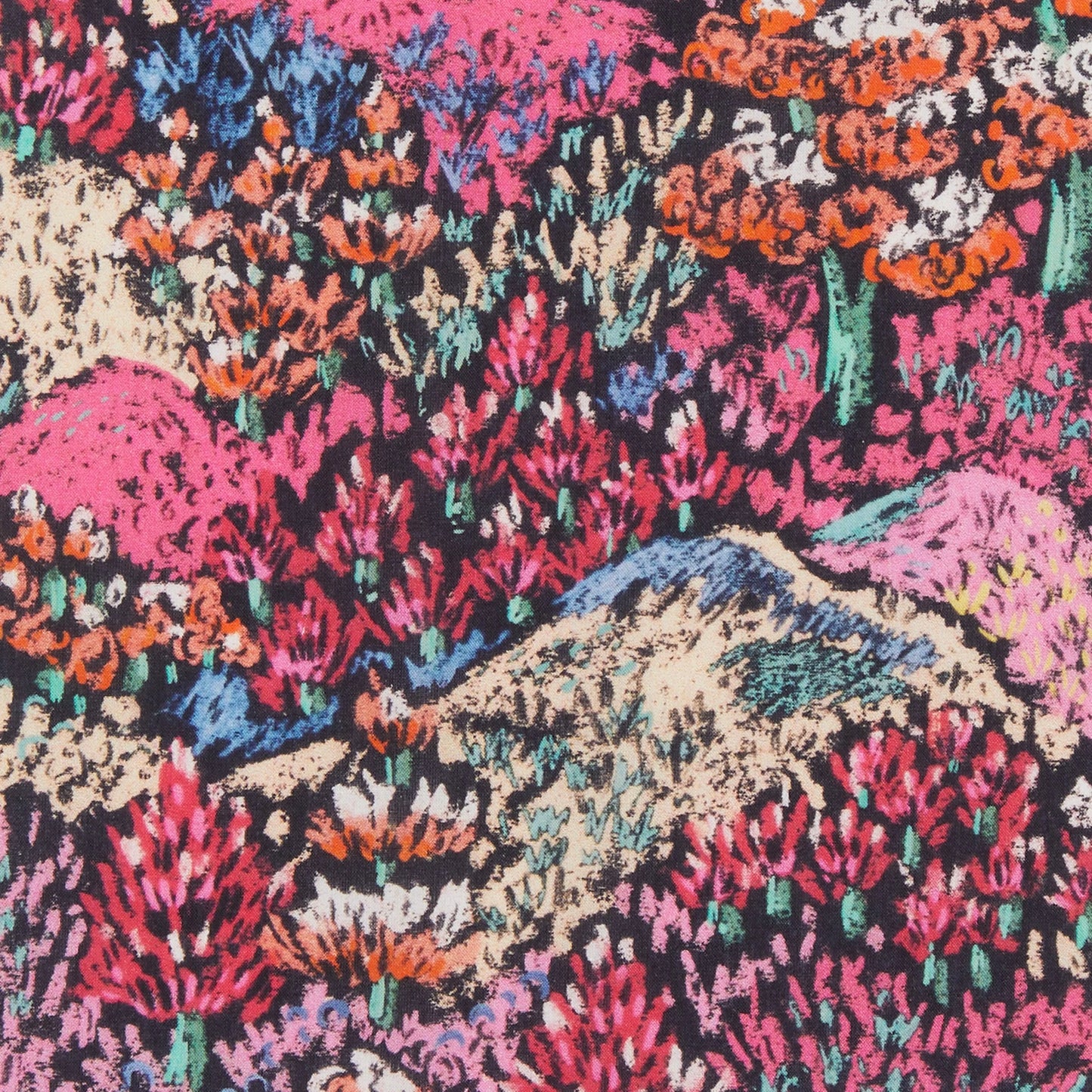 Liberty Fabrics Darley Hillside C Tana Lawn Cotton