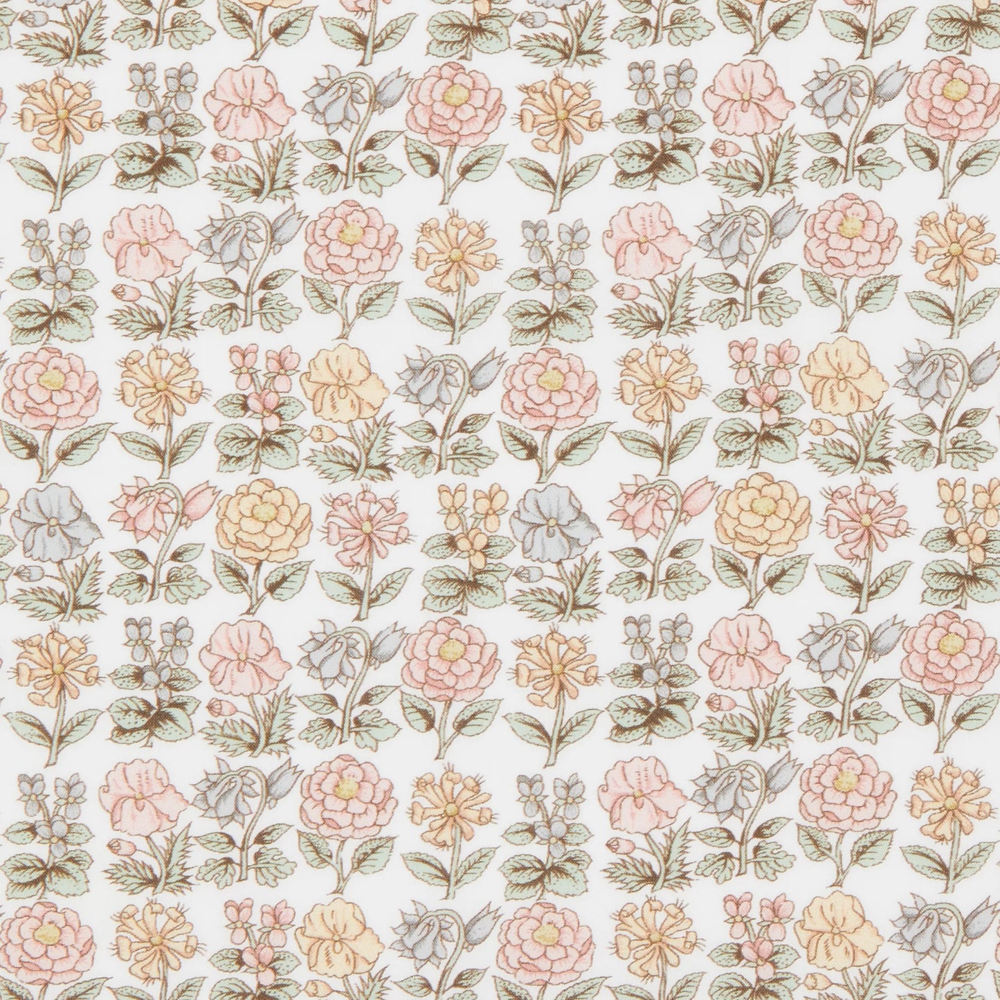 Liberty Fabrics Davalia Flowers A Tana Lawn Cotton