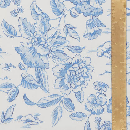 Liberty Fabrics Delft Lagoon A Tana Lawn Cotton