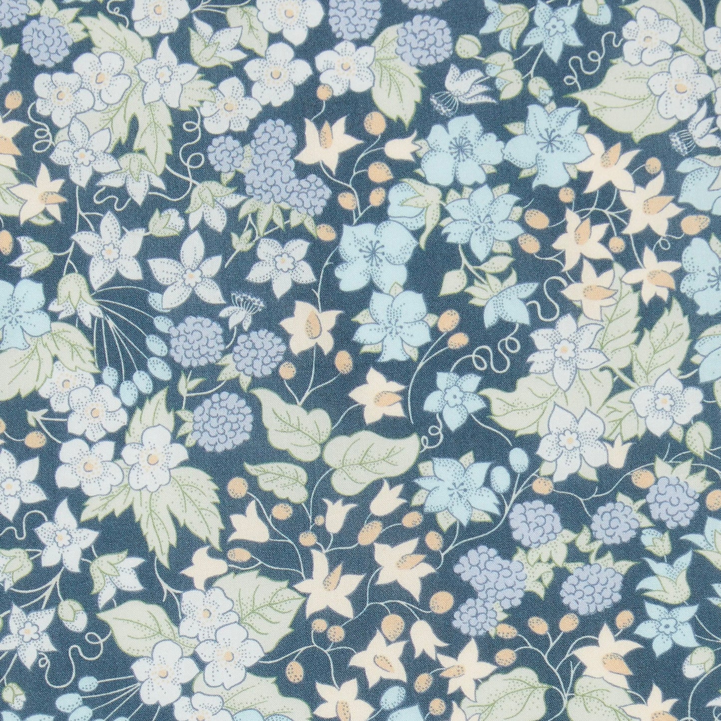 Liberty Fabrics Berry Harvest B Tana Lawn Cotton