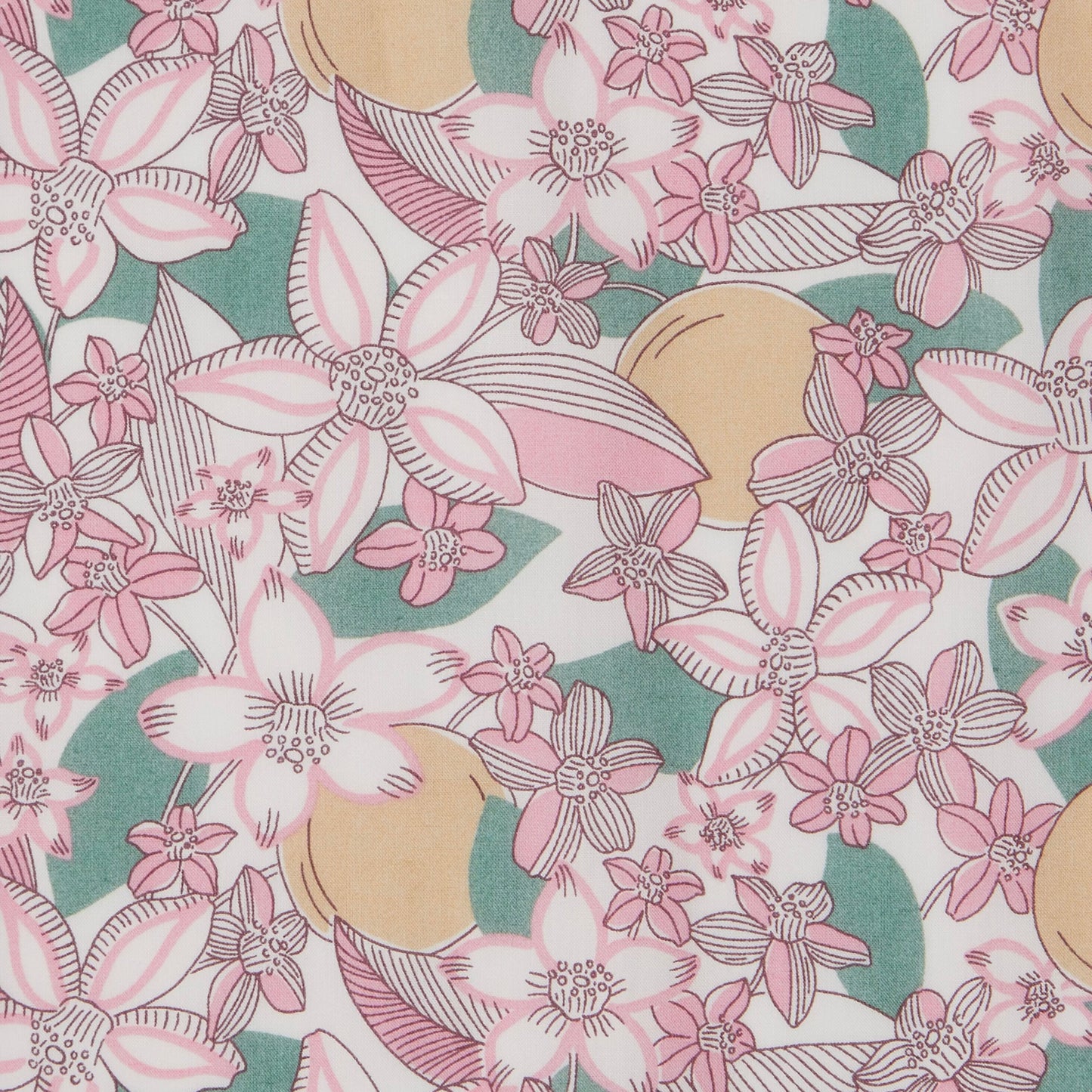Liberty Fabrics Citrus Sun B Tana Lawn Cotton