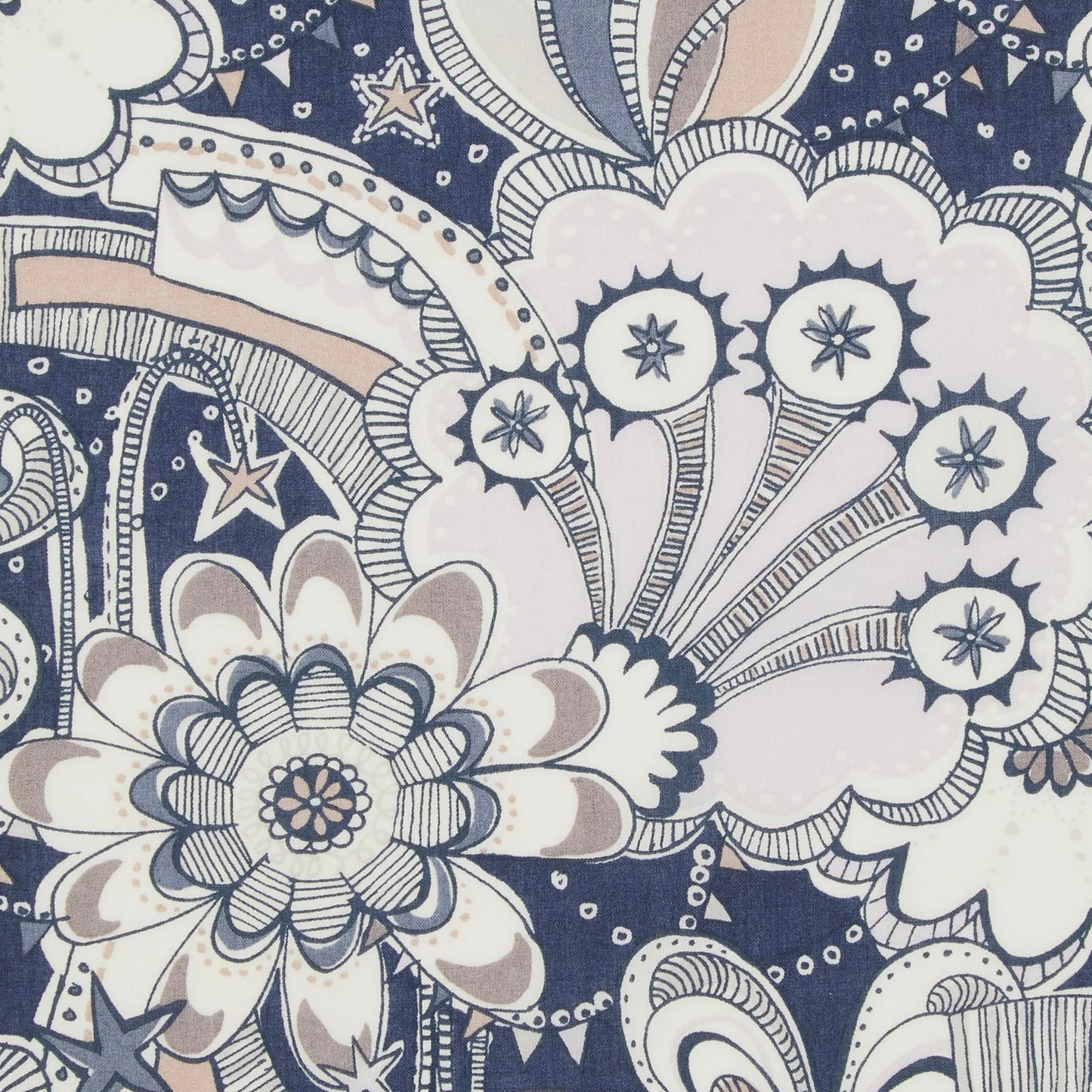 Liberty Fabrics Firework Garden A Tana Lawn Cotton