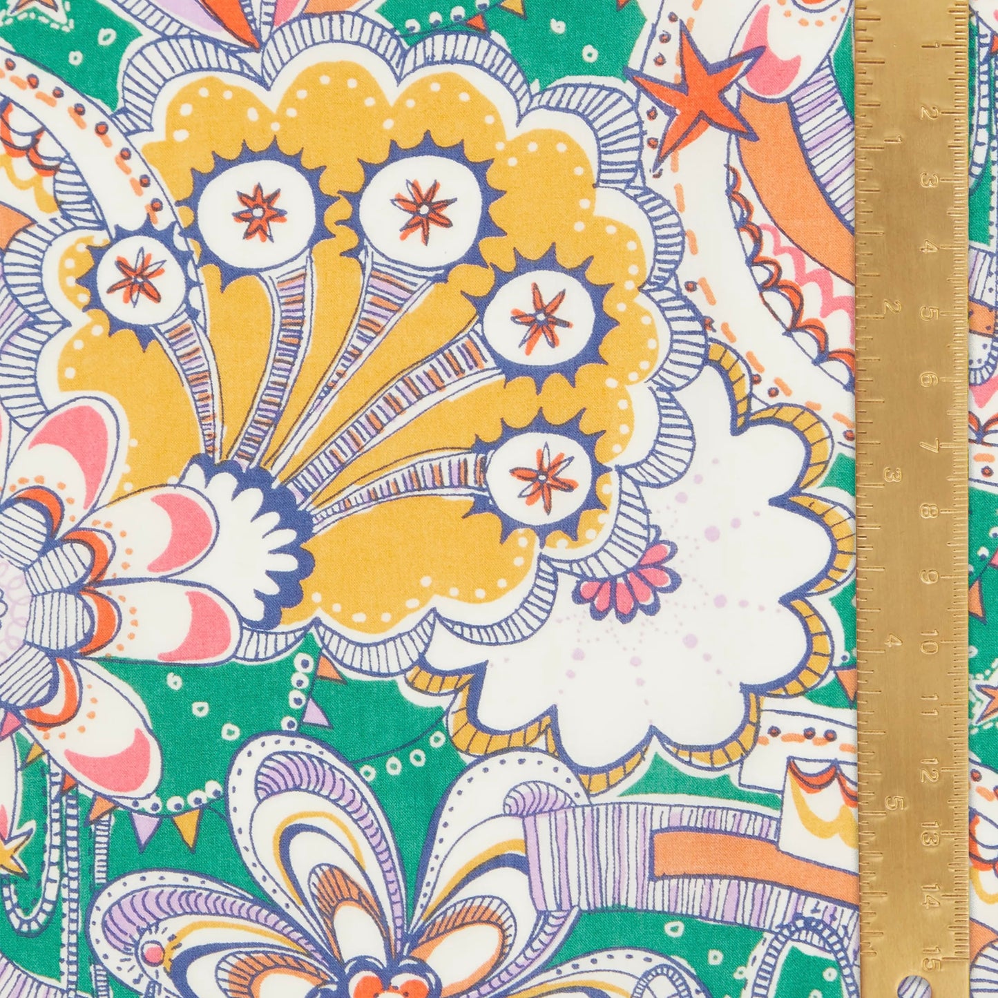 Liberty Fabrics Firework Garden B Tana Lawn Cotton
