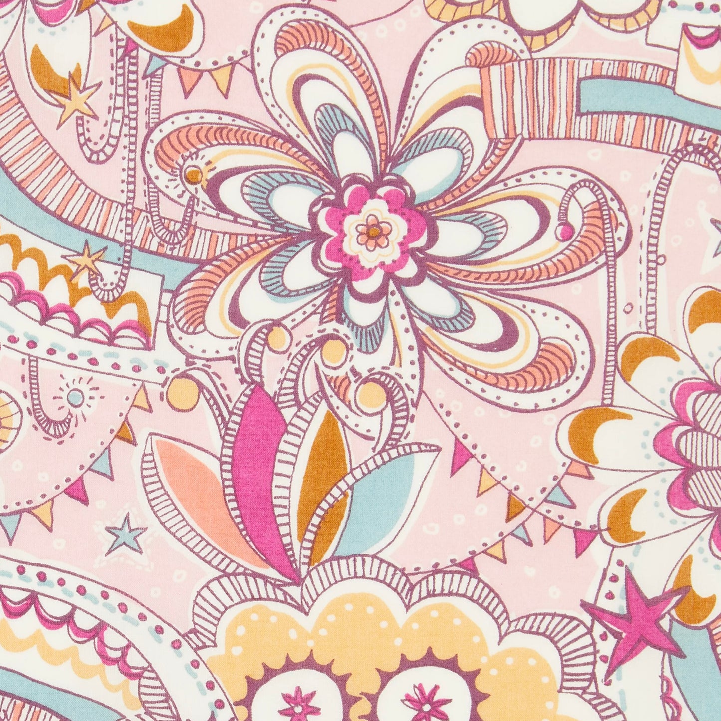 Liberty Fabrics Firework Garden C Tana Lawn Cotton