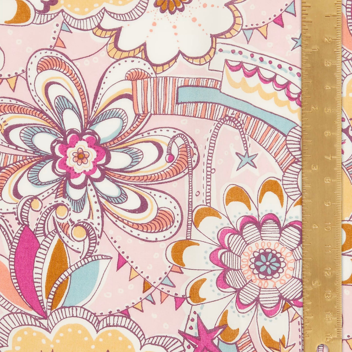 Liberty Fabrics Firework Garden C Tana Lawn Cotton