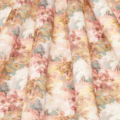 Liberty Fabrics Autumnal Walk A Silk Satin