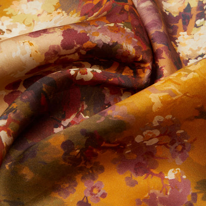 Liberty Fabrics Autumnal Walk B Silk Satin