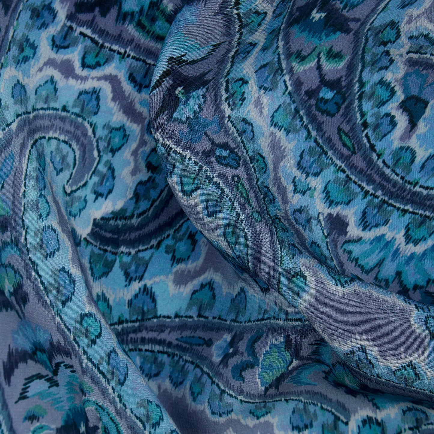 Liberty Fabrics Mr Hunt B Silk Crepe de Chine