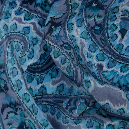 Liberty Fabrics Mr Hunt B Silk Crepe de Chine