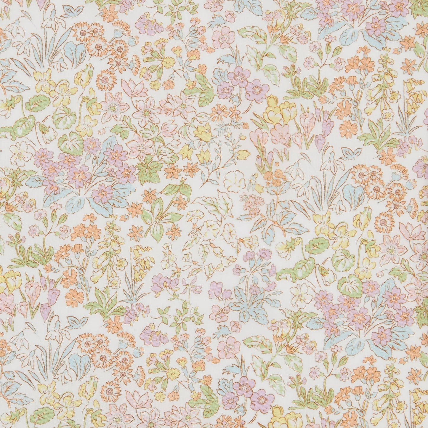 Liberty Fabrics Spring Flowers C Tana Lawn Cotton