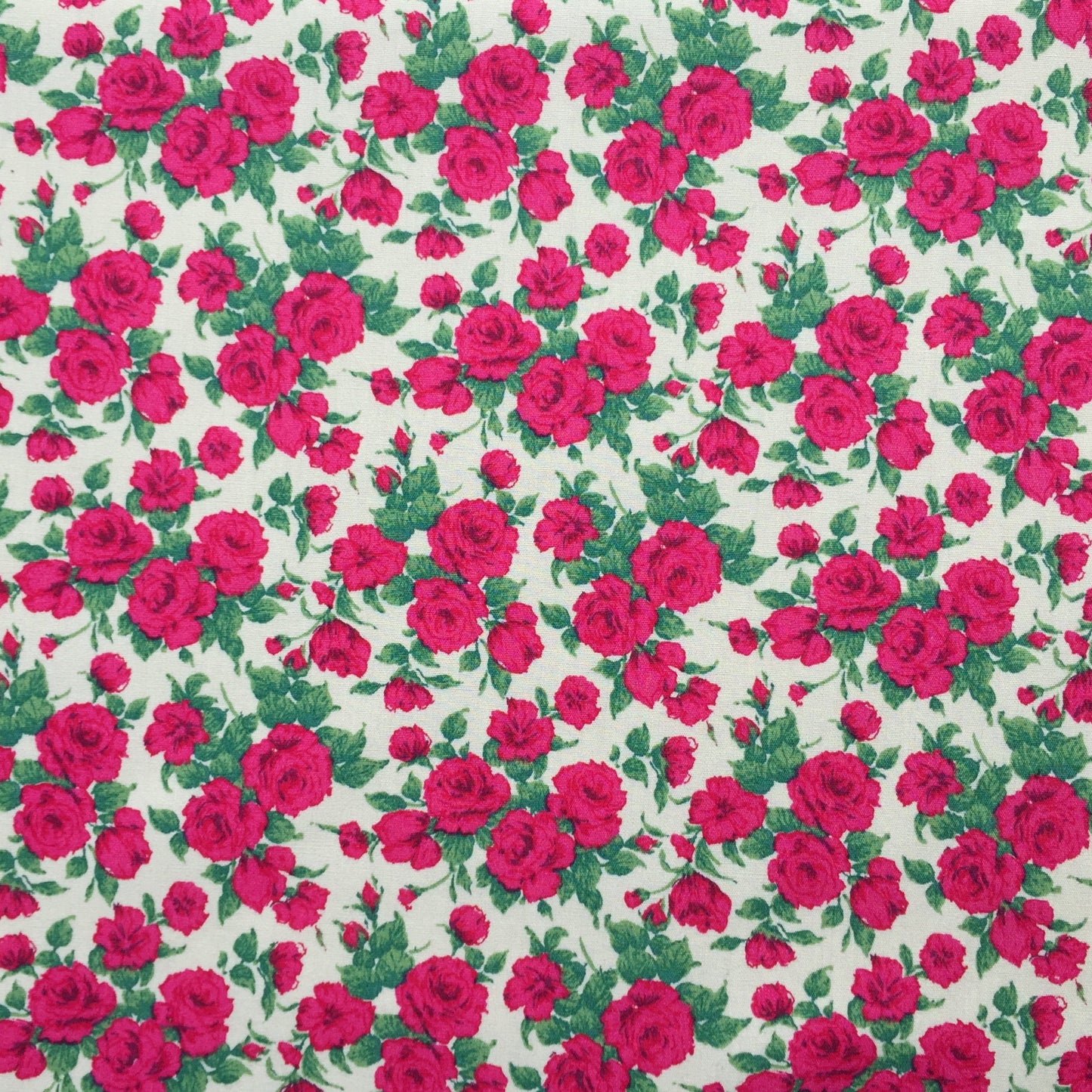 Liberty Fabrics Carline Rose X Small  Piccadilly Poplin