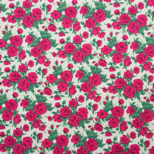 Liberty Fabrics Carline Rose X Piccadilly Poplin Kecil