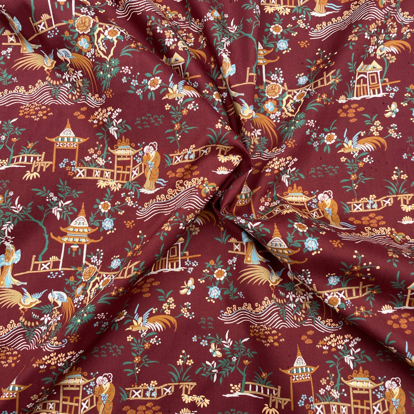 Liberty Fabrics Peony Pavillion  B Tana Lawn Cotton