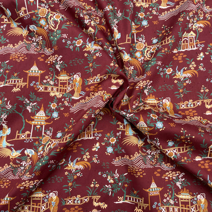 Liberty Fabrics Peony Pavillion  B Tana Lawn Cotton