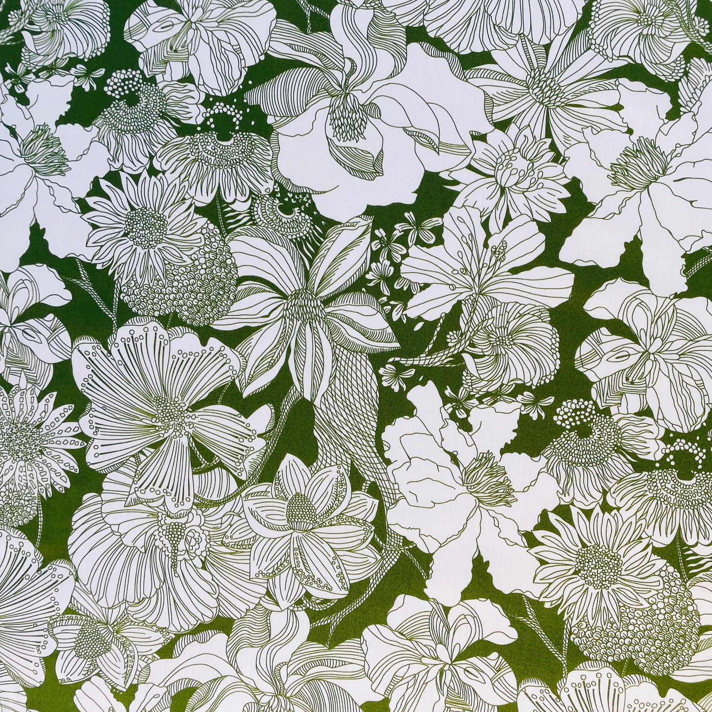 Liberty Fabrics Gabriela Sunflower Y Tana Lawn Organic Cotton